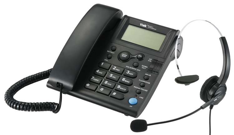 HF business headset telephone